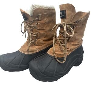 Boot Company Weatherproof Snow Boots thinsulate insulated 8M Excellent Use {85}